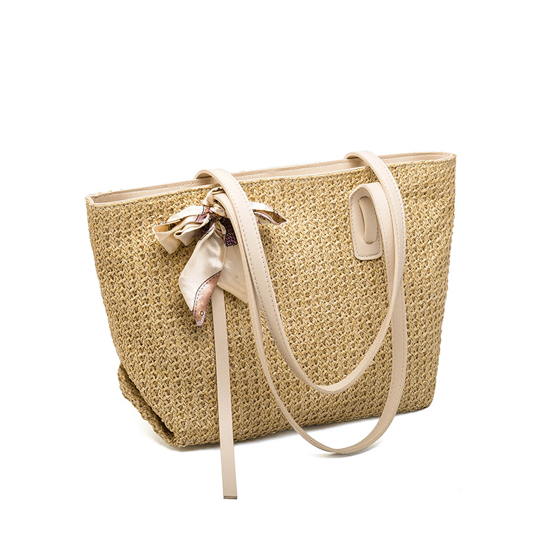 Luxury Bags For Summer - Straw weaving women handbag Large capacity