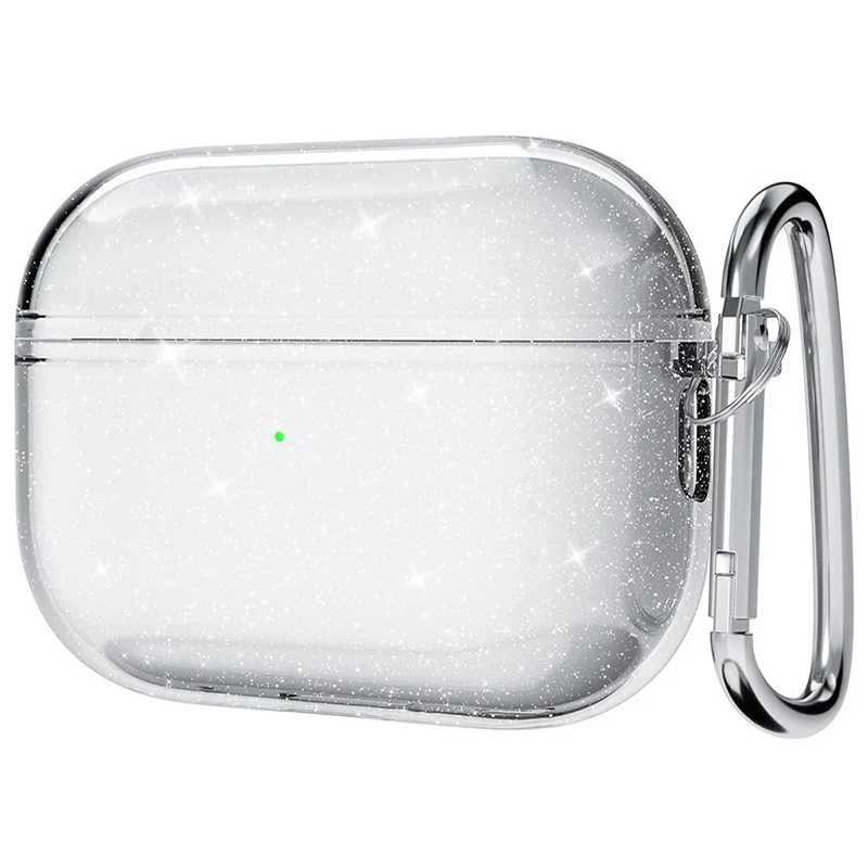 Luxury Bags Outlet - Luxury Bling Glitter Clear Earphones Case