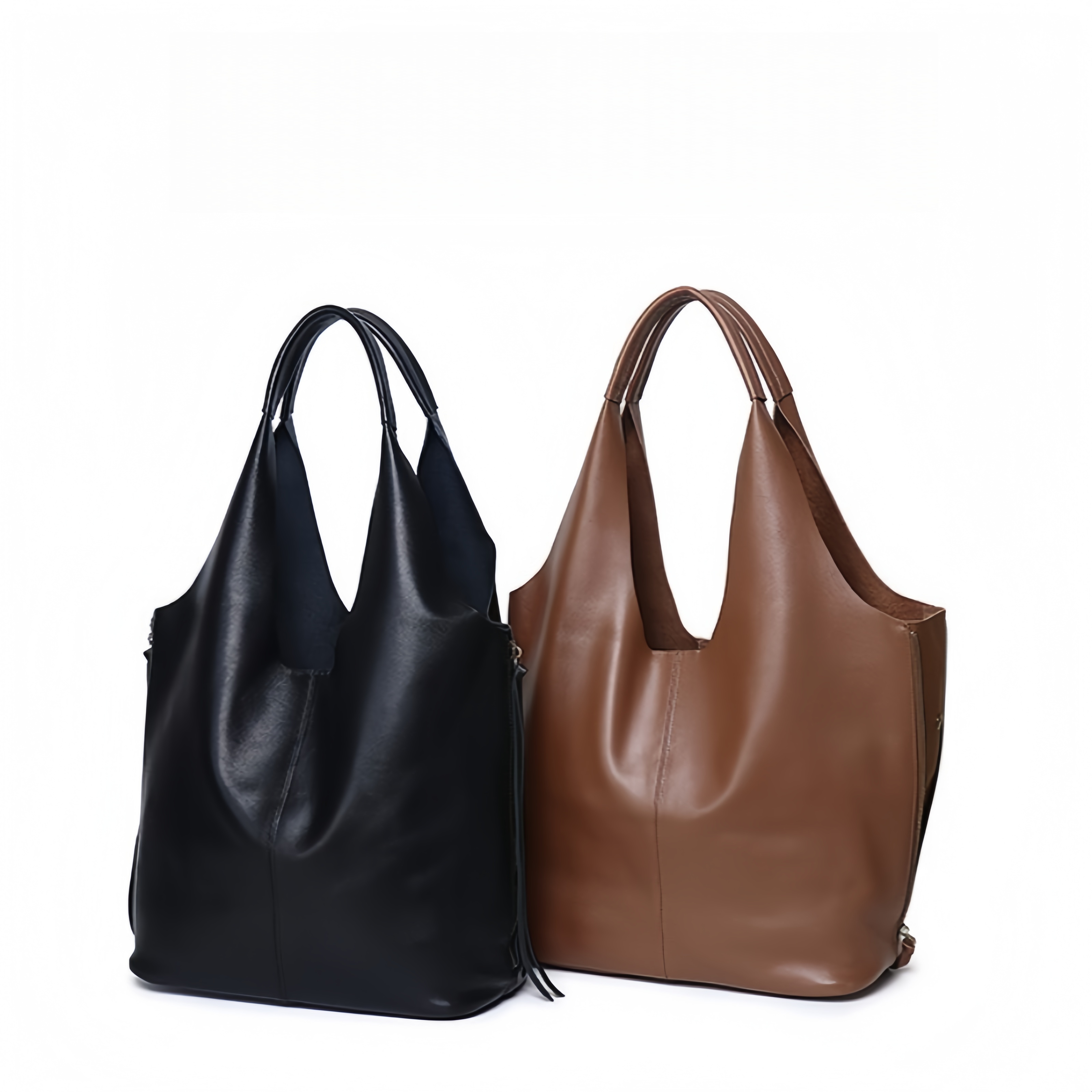 Luxury Bags Consignment - Luxury Cowhide Leather Women Tote Bag,