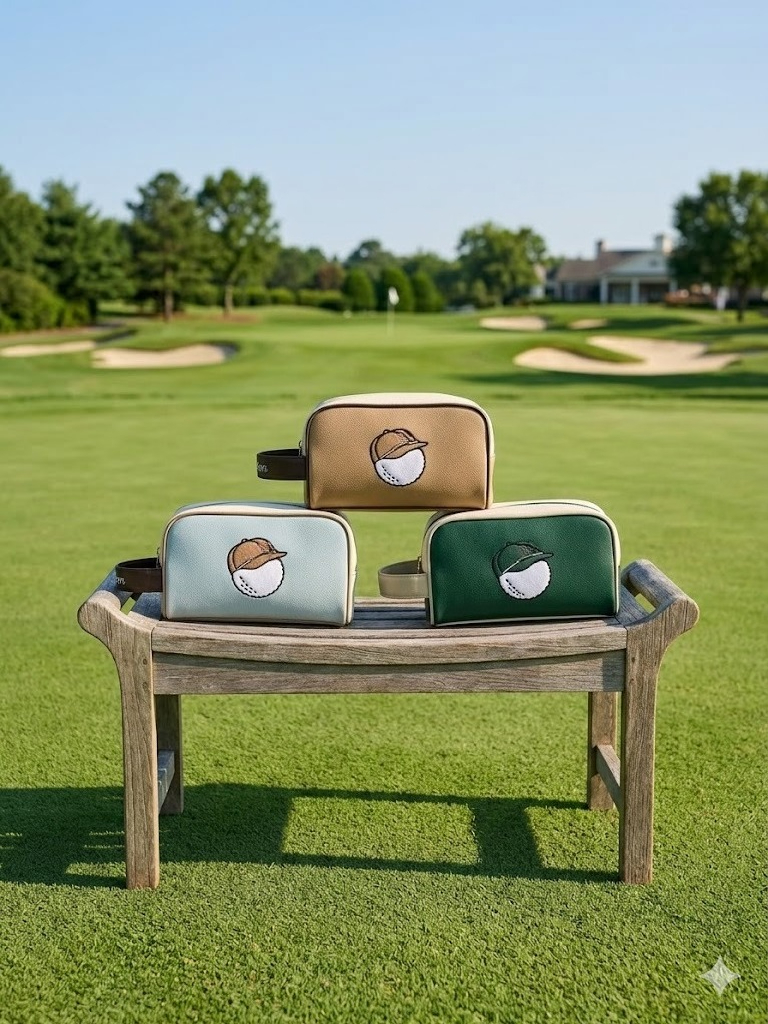 Luxury Bags Consignment - Premium Double Layer Golf Pouch Luxury