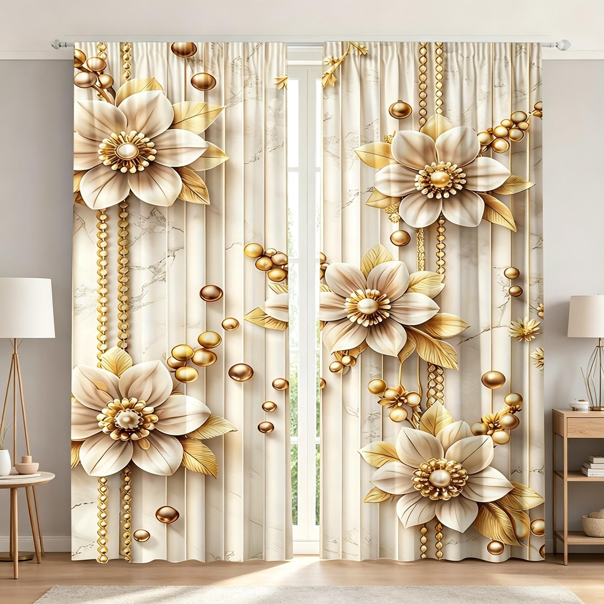 Luxury Bags Rating - Light Luxury 3D Gold Foil Floral