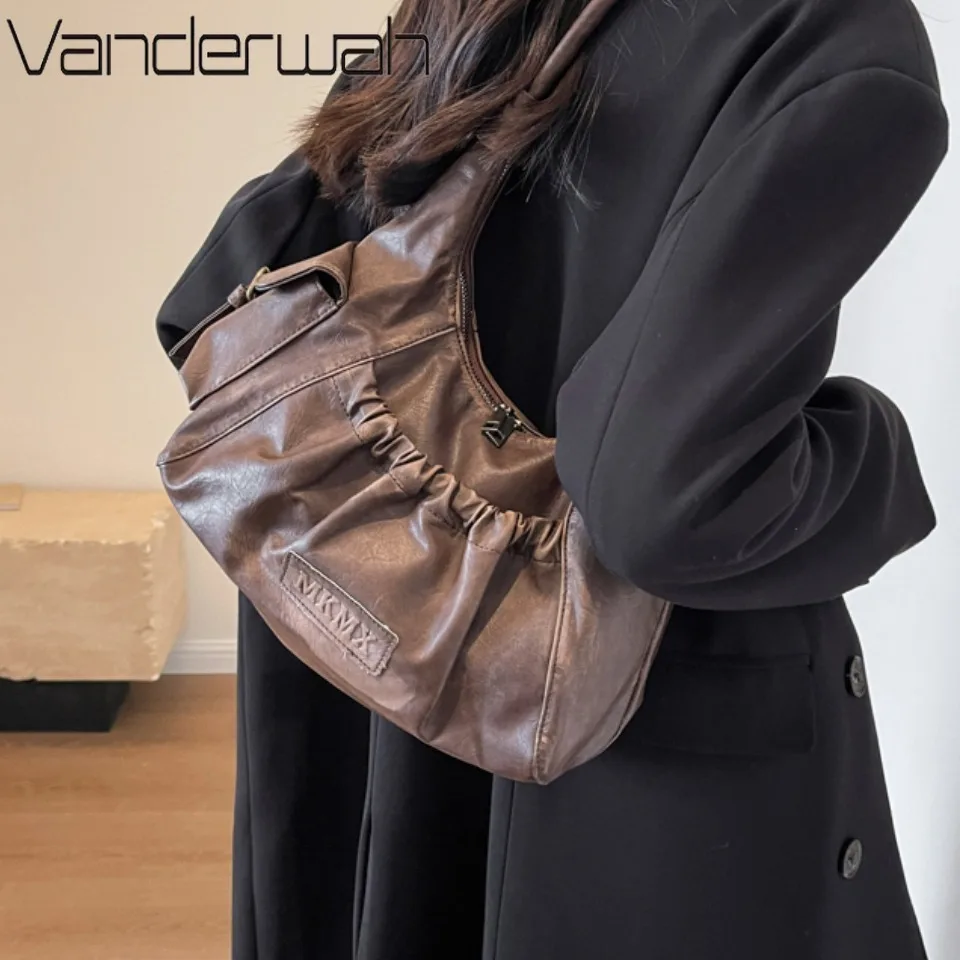 Luxury Bags Consignment - Carrying Shoulder Bags for Women Pleated