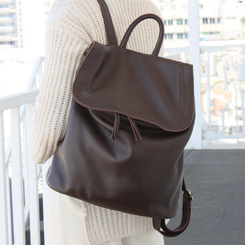 Genuine Leather Backpack - Designer Backpack Bag Women Genuine Leather