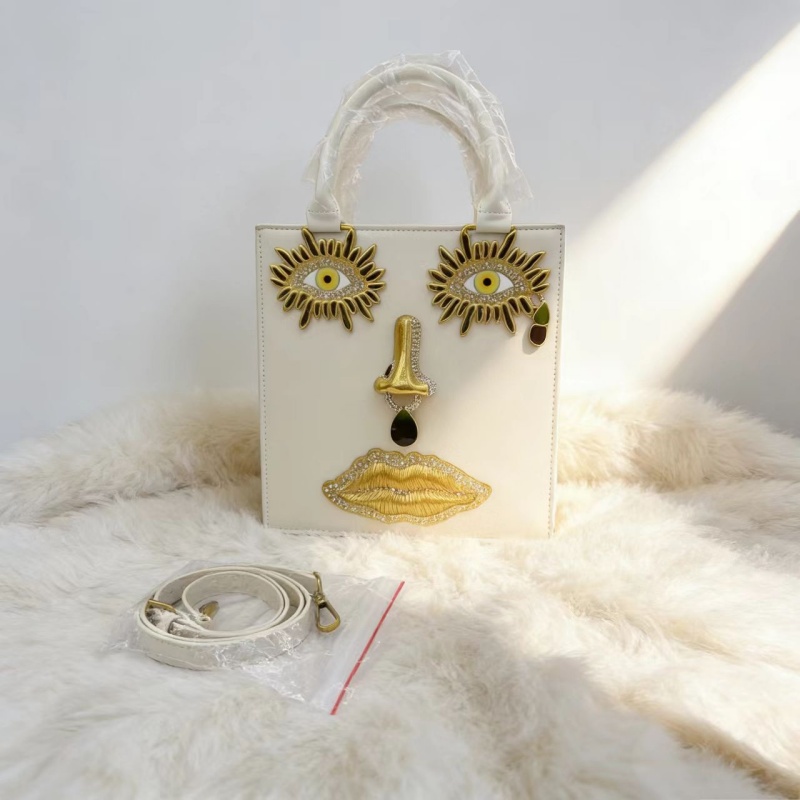 Women's Leather Handbags Retro - Luxury Bags Gold recension och pris