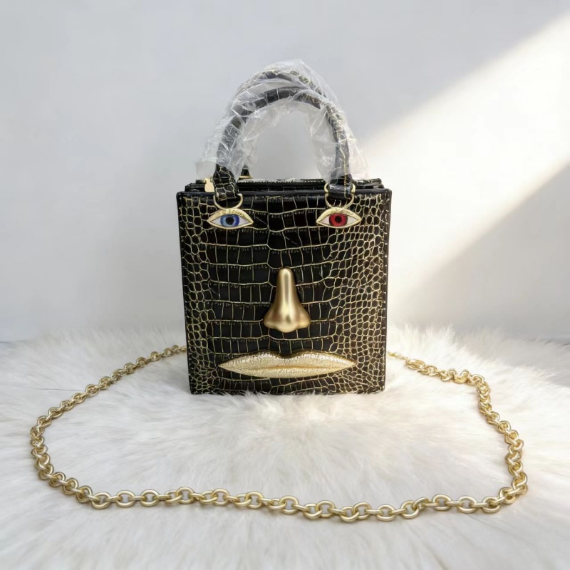 Women's Leather Handbags Retro - Luxury Bags Gold recension och pris