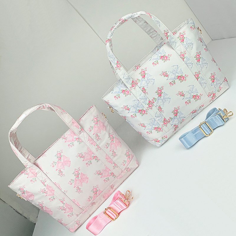 Fashion Floral Printed Tote Ba - Luxury Bags For Summer recension och pris