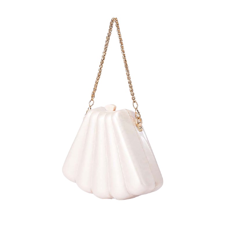 Evening Party Shoulder Acrylic - Luxury Bags White recension och pris
