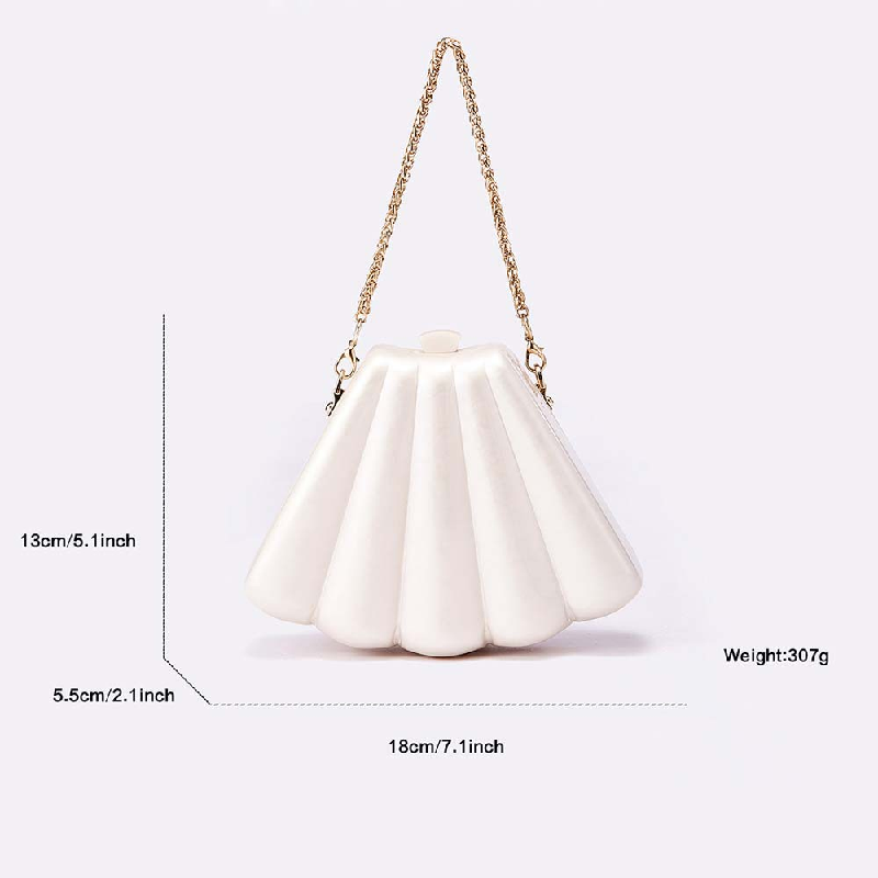 Evening Party Shoulder Acrylic - Luxury Bags White recension och pris