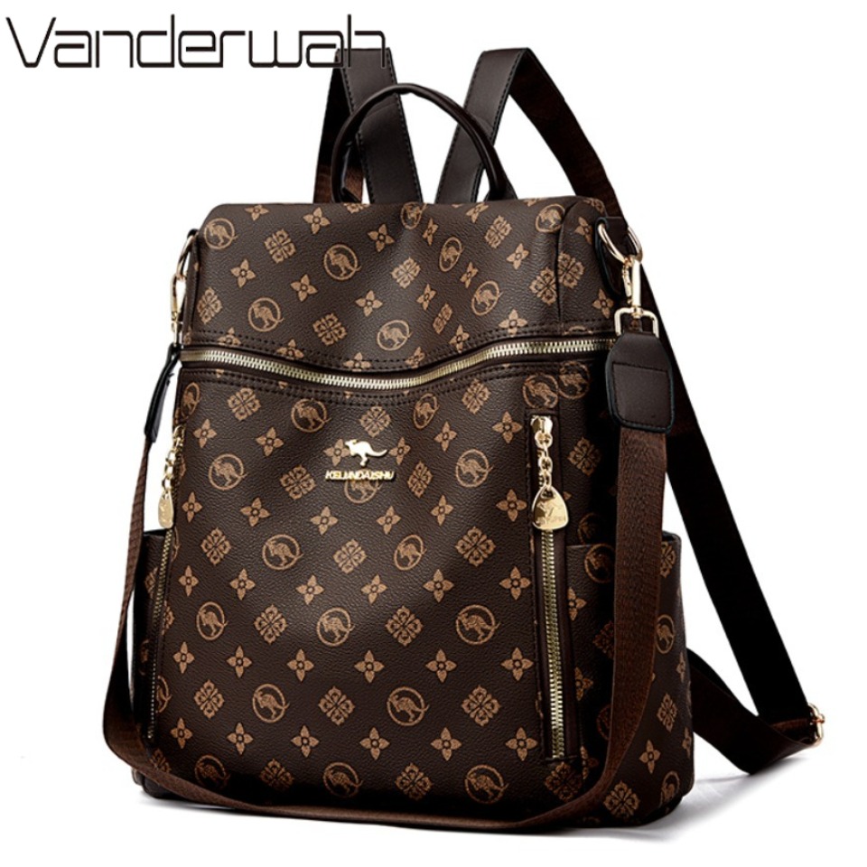Genuine Brand Women's Soft Lea - Genuine Leather Backpack recension och pris