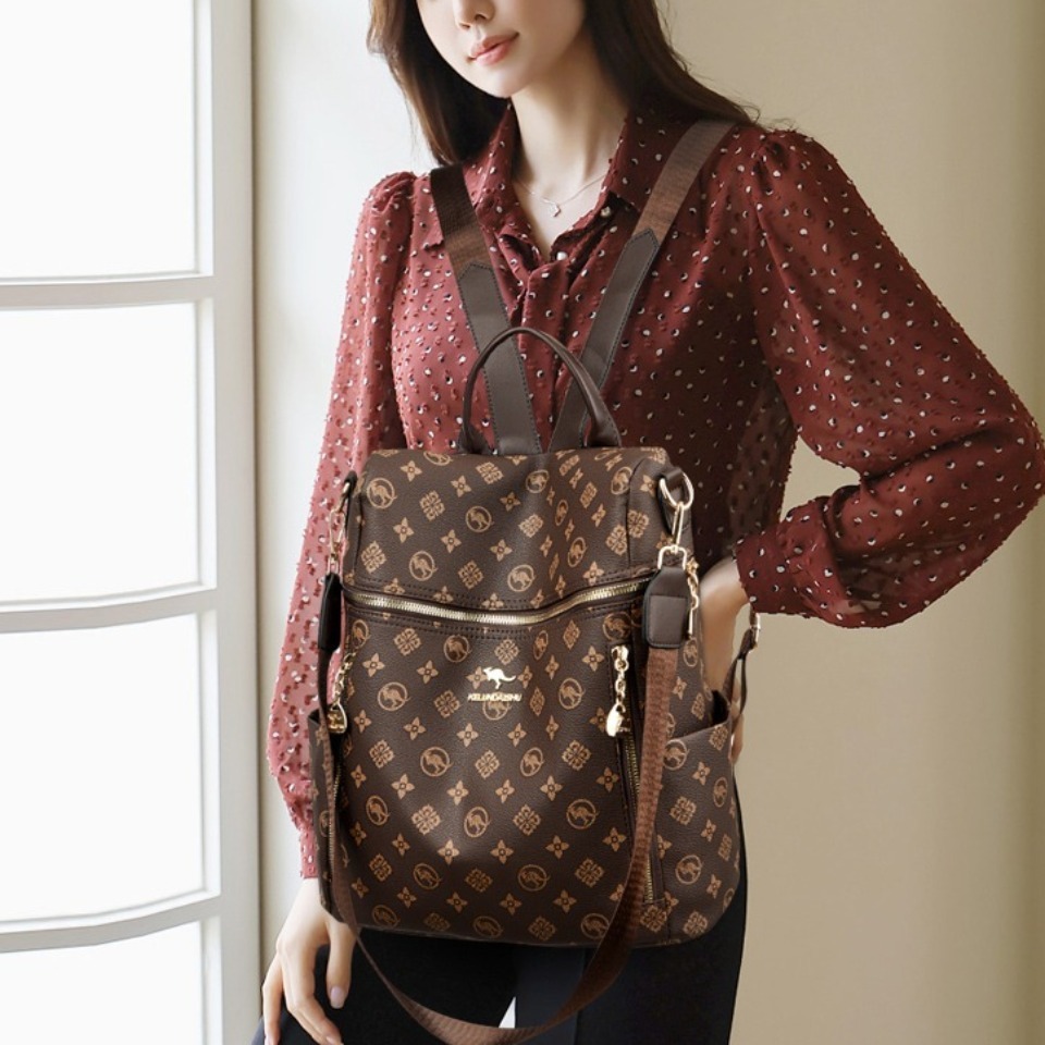 Genuine Brand Women's Soft Lea - Genuine Leather Backpack recension och pris