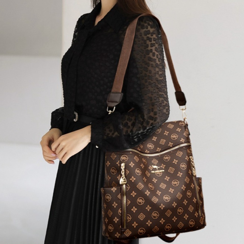 Genuine Brand Women's Soft Lea - Genuine Leather Backpack recension och pris