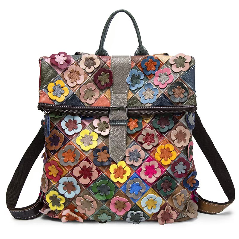 Vintage Women Genuine Leather  - Genuine Leather Backpack recension och pris