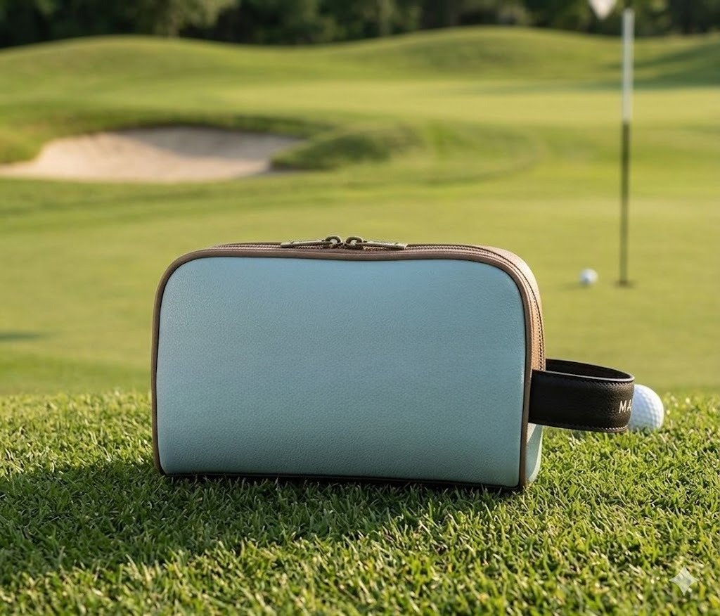 Premium Double Layer Golf Pouc - Luxury Bags Consignment recension och pris