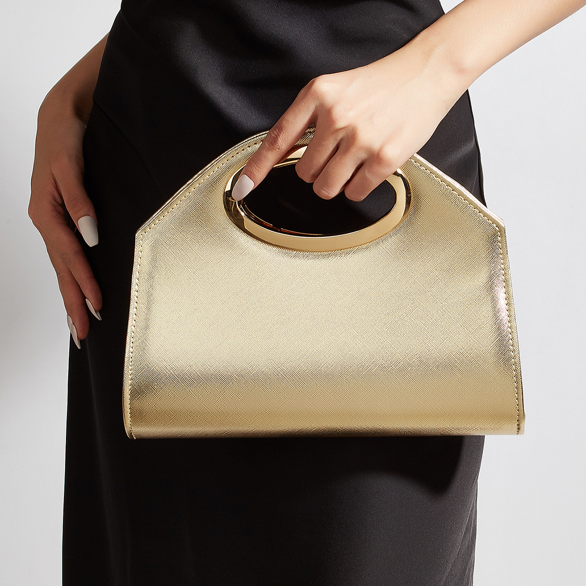 Women's Evening Bag, Gold Colo - Luxury Bags Gold recension och pris