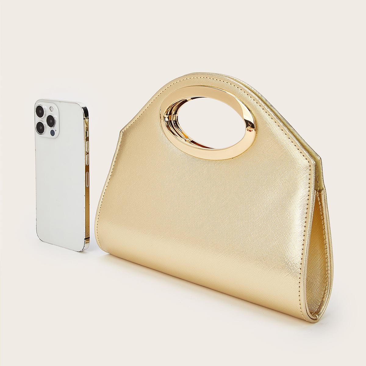 Women's Evening Bag, Gold Colo - Luxury Bags Gold recension och pris