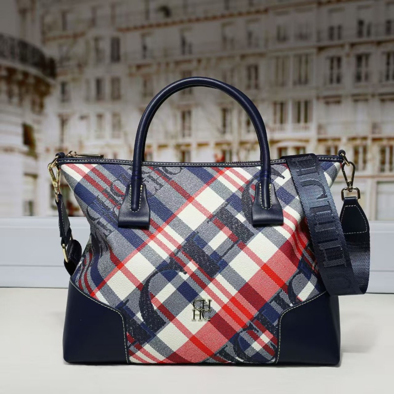 CH Luxury Plaid Women's Tote B - Luxury Bags Gold recension och pris