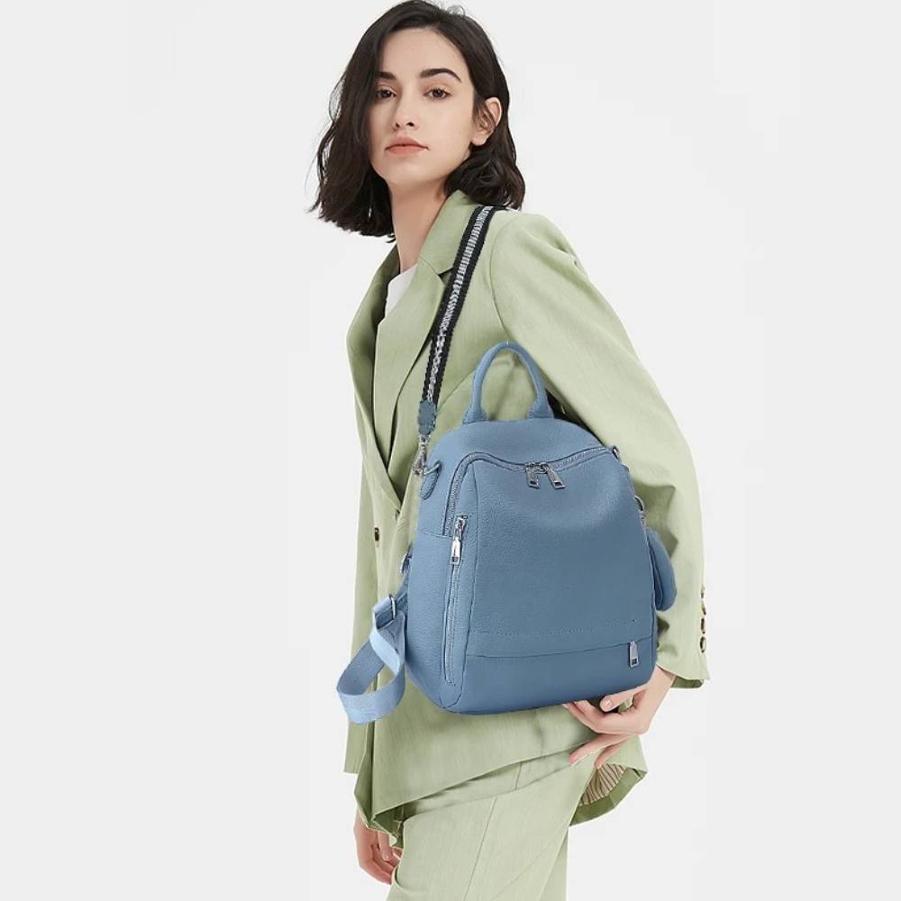 Zency Women's Genuine Leather  - Genuine Leather Backpack recension och pris