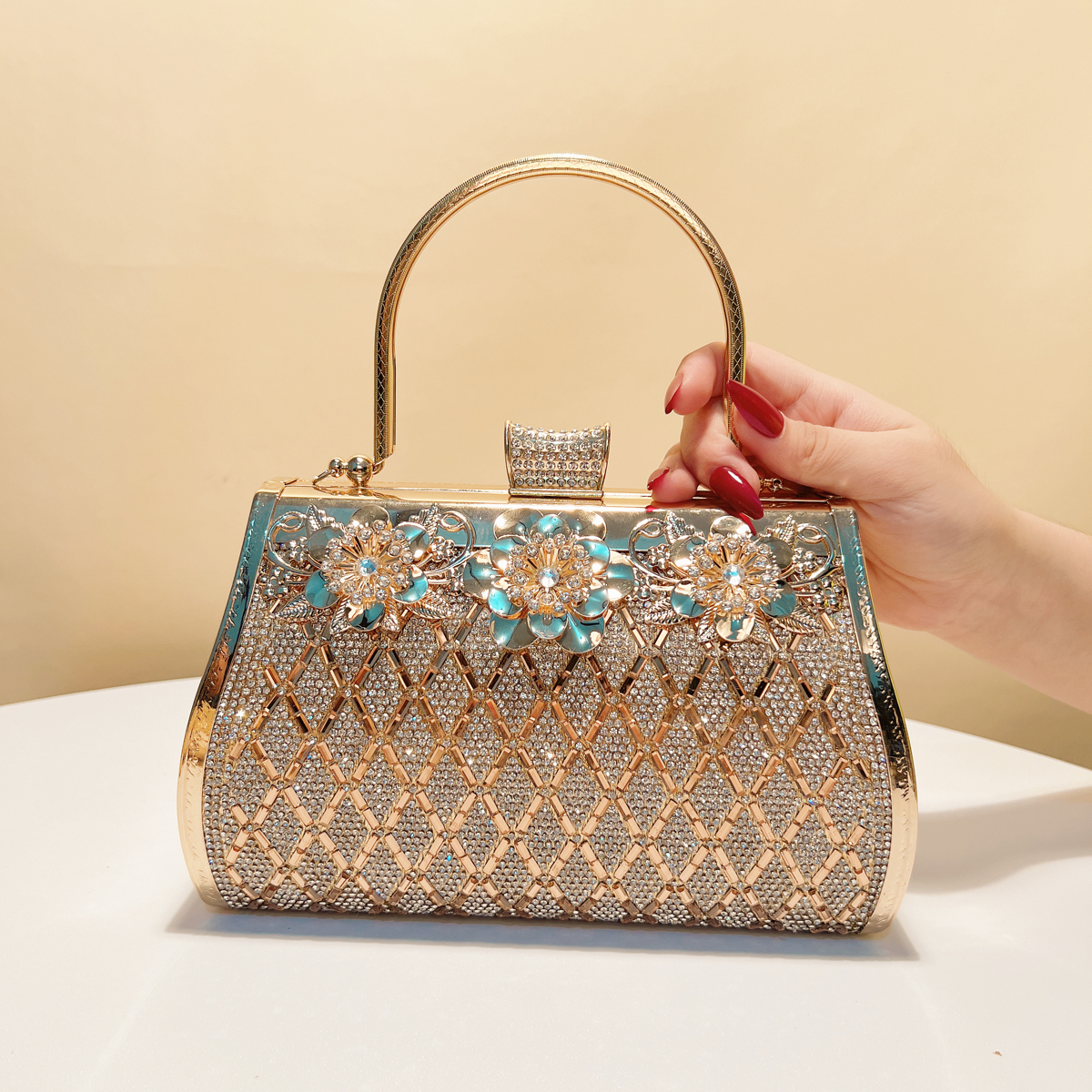 Bucket Design Women Clutch Bag - Luxury Bags Gold recension och pris
