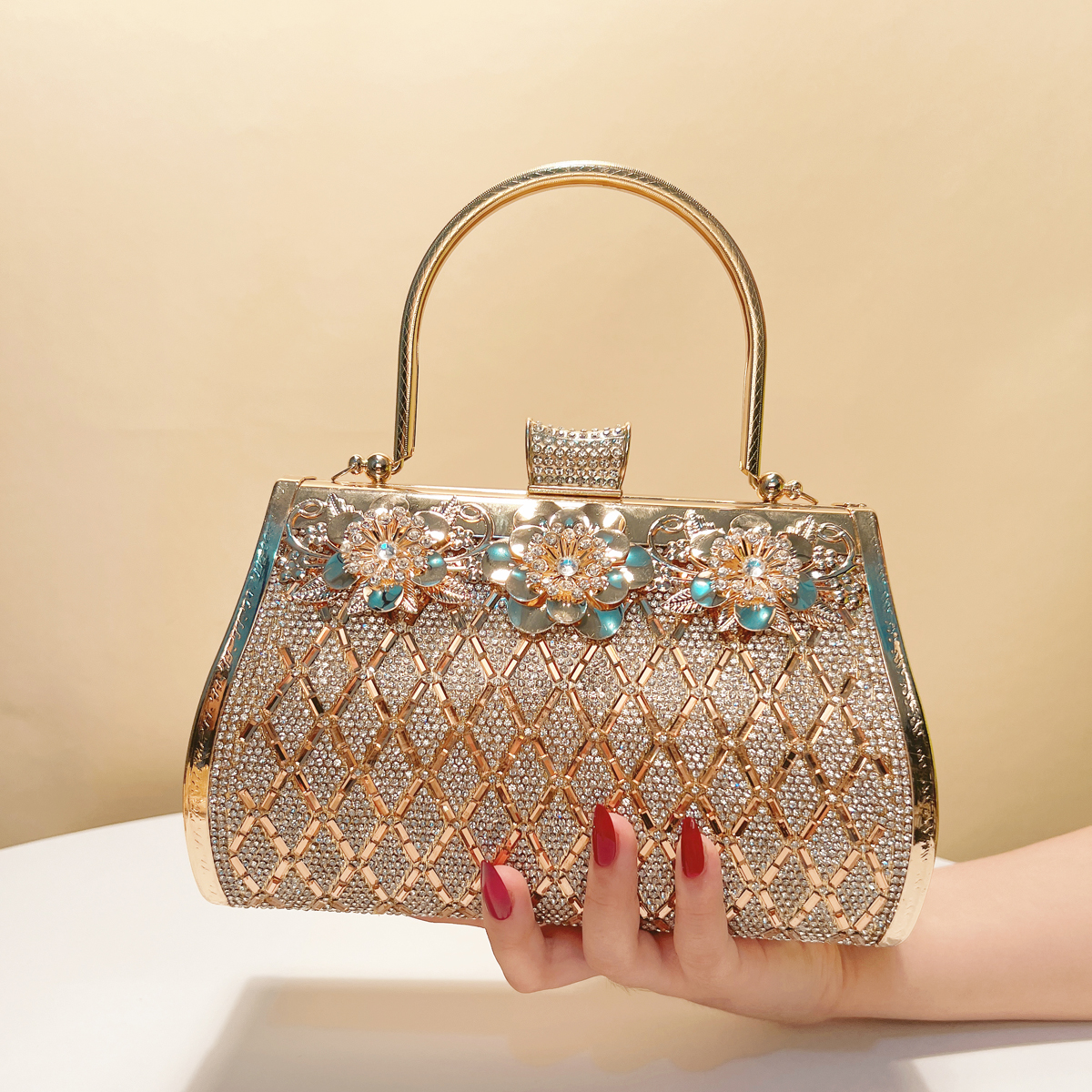 Bucket Design Women Clutch Bag - Luxury Bags Gold recension och pris