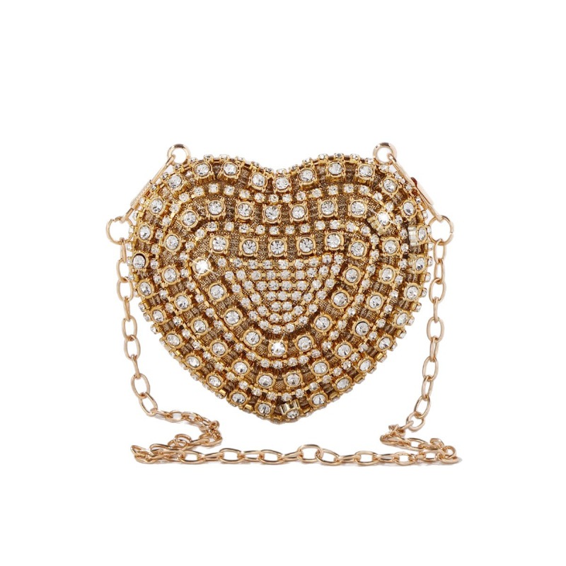Mini Heart-shaped Diamond Sett - Luxury Bags Gold recension och pris
