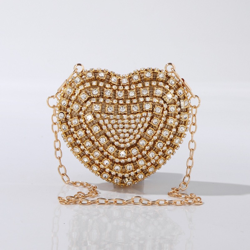 Mini Heart-shaped Diamond Sett - Luxury Bags Gold recension och pris