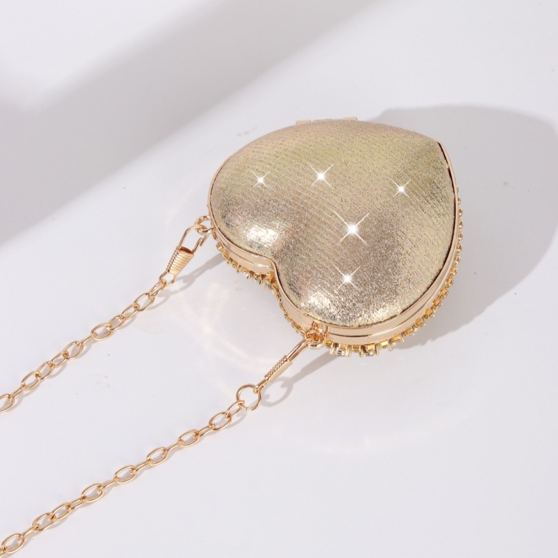 Mini Heart-shaped Diamond Sett - Luxury Bags Gold recension och pris