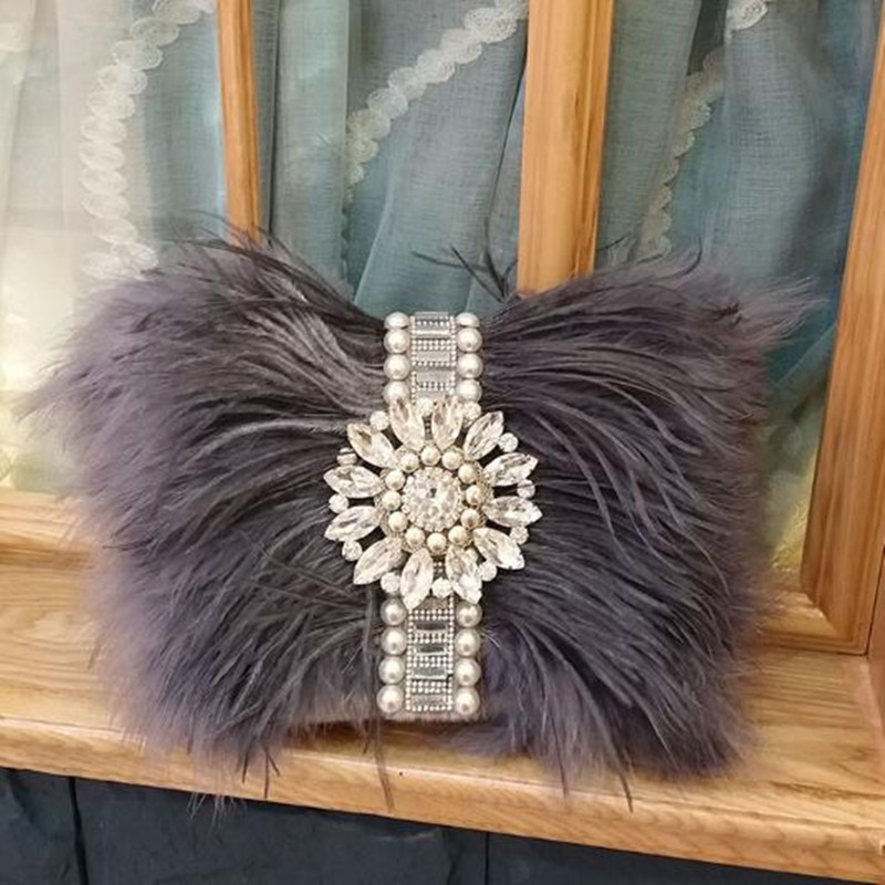Luxury Real Ostrich Feathers H - Luxury Bags Consignment recension och pris