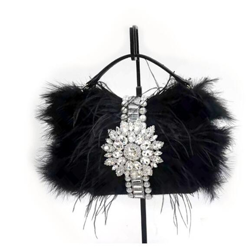 Luxury Real Ostrich Feathers H - Luxury Bags Consignment recension och pris