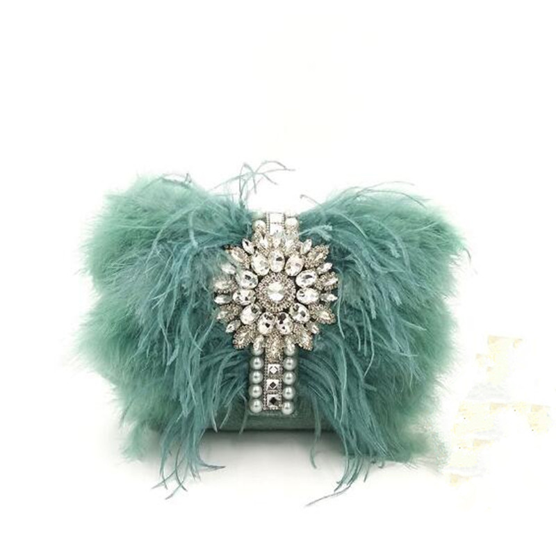 Luxury Real Ostrich Feathers H - Luxury Bags Consignment recension och pris