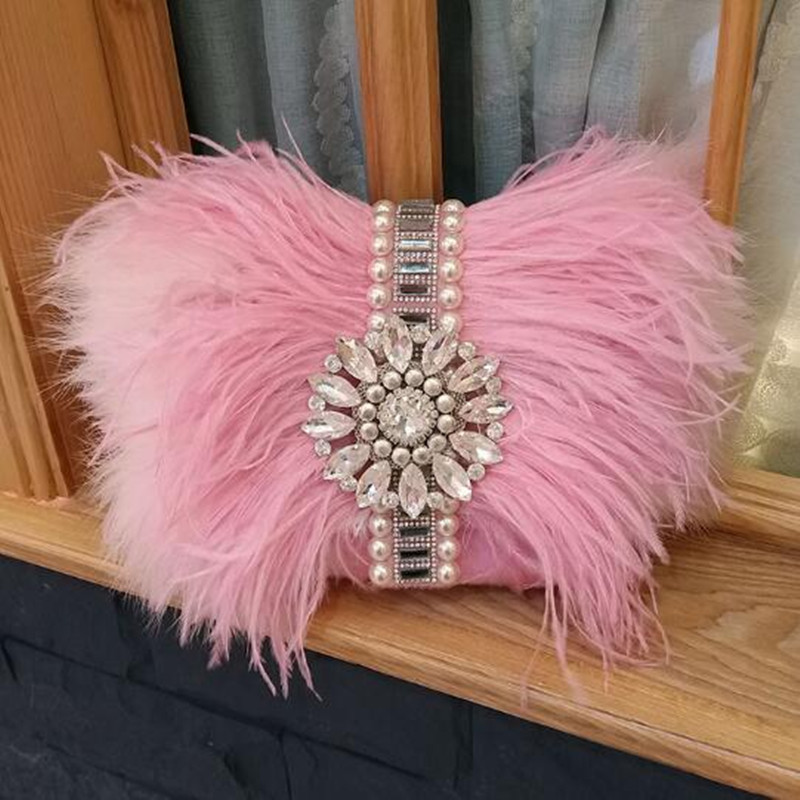 Luxury Real Ostrich Feathers H - Luxury Bags Consignment recension och pris