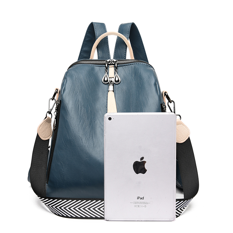 Fashion Backpack Women Soft Le - Luxury Bags White recension och pris