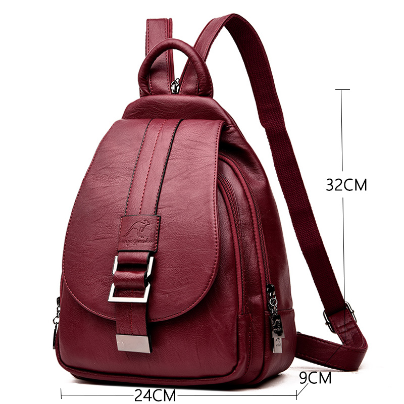 Designer Backpacks Women Leath - Genuine Leather Backpack recension och pris