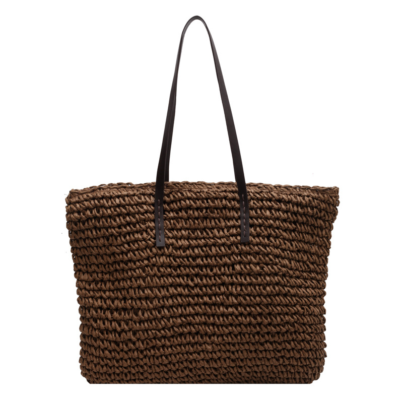 Straw Woven Tote Bags Casual L - Luxury Bags For Summer recension och pris
