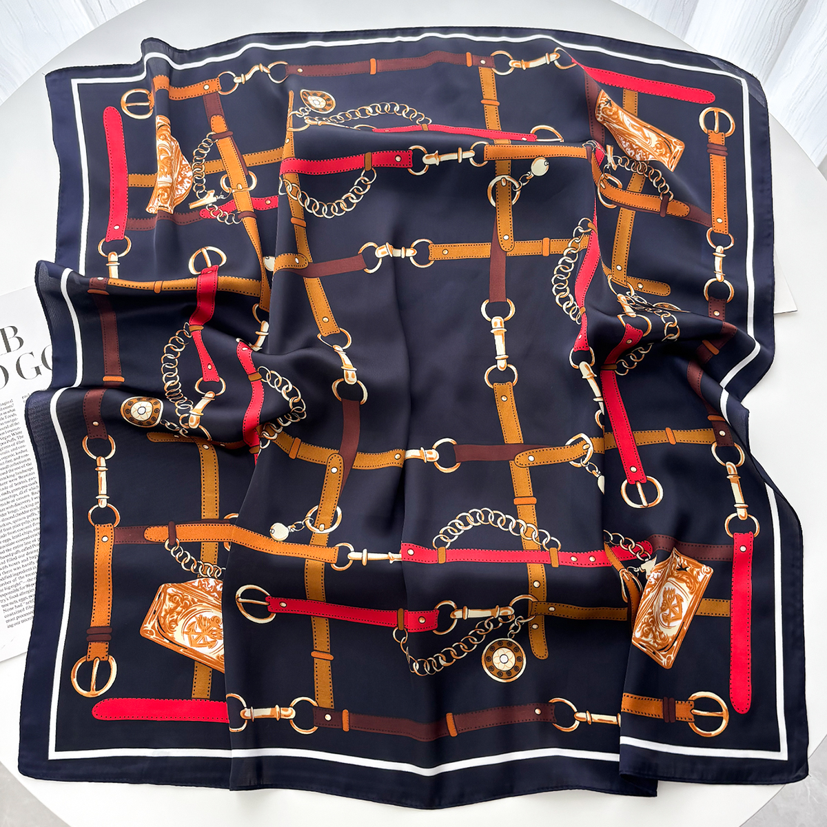 Luxury 70*70cm Square Scarf fo - Luxury Bags For Summer recension och pris