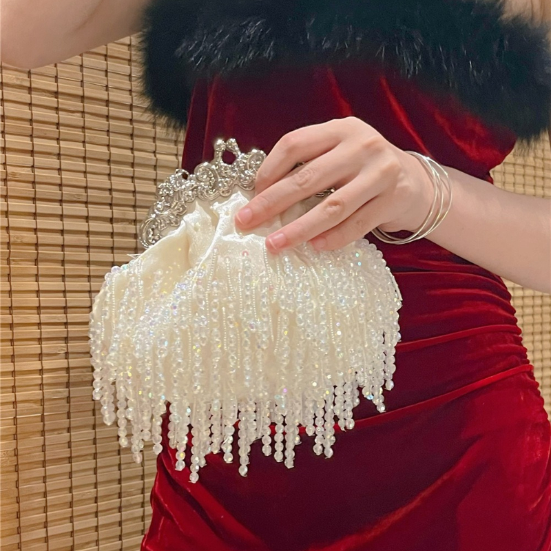 Elegant Bride Bags Vintage Tas - Luxury Bags White recension och pris