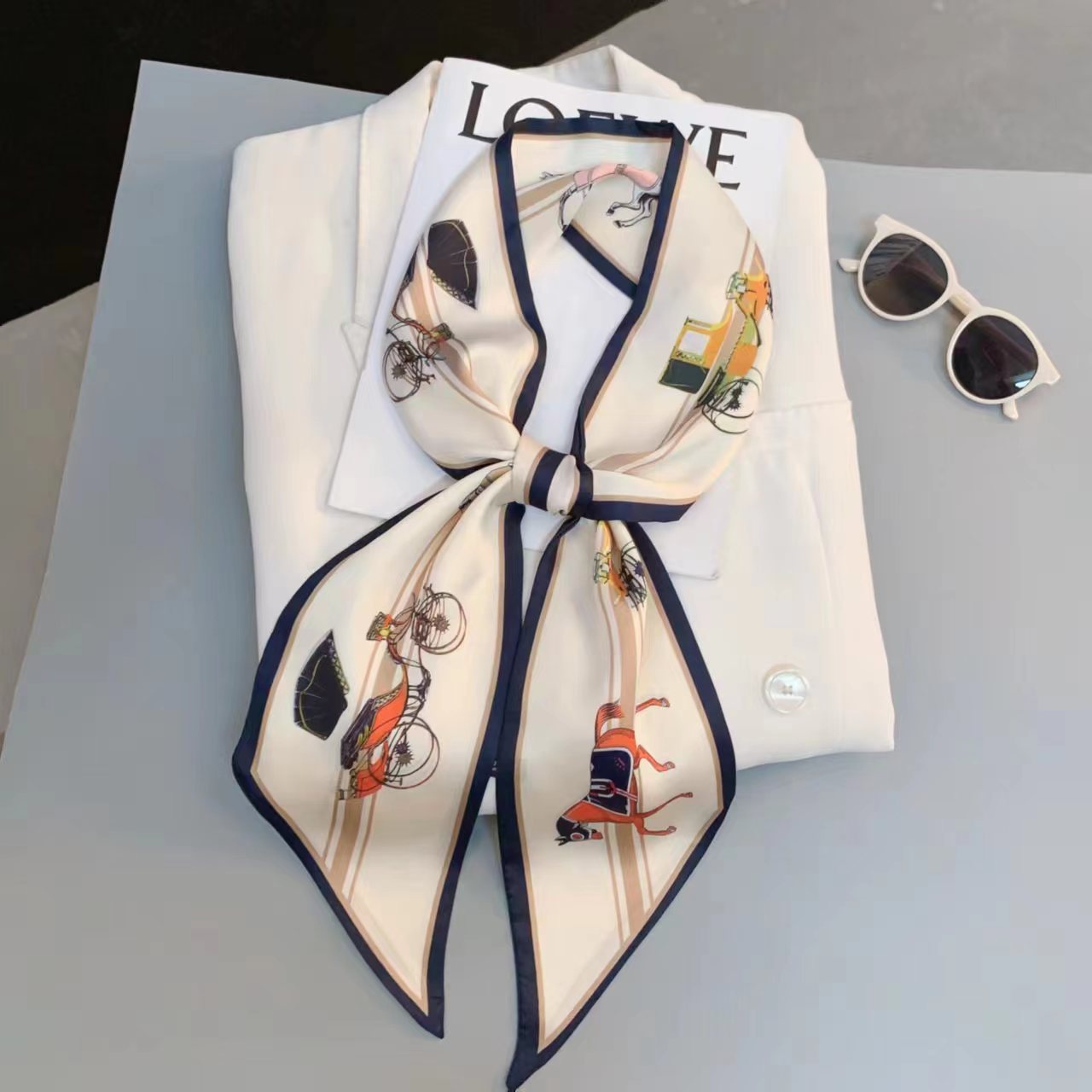 Luxury Design Long Silk Scarf  - Luxury Bags For Summer recension och pris
