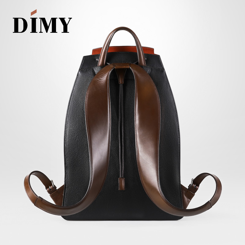 DIMY 2025 new men's genuine le - Genuine Leather Backpack recension och pris