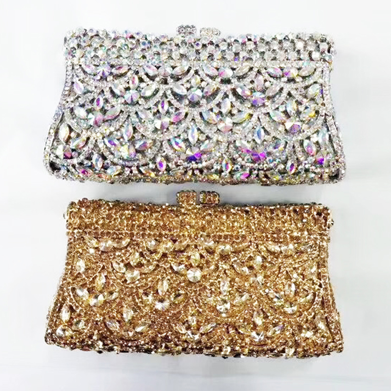 Diamond Fish Scale Evening Clu - Luxury Bags Gold recension och pris