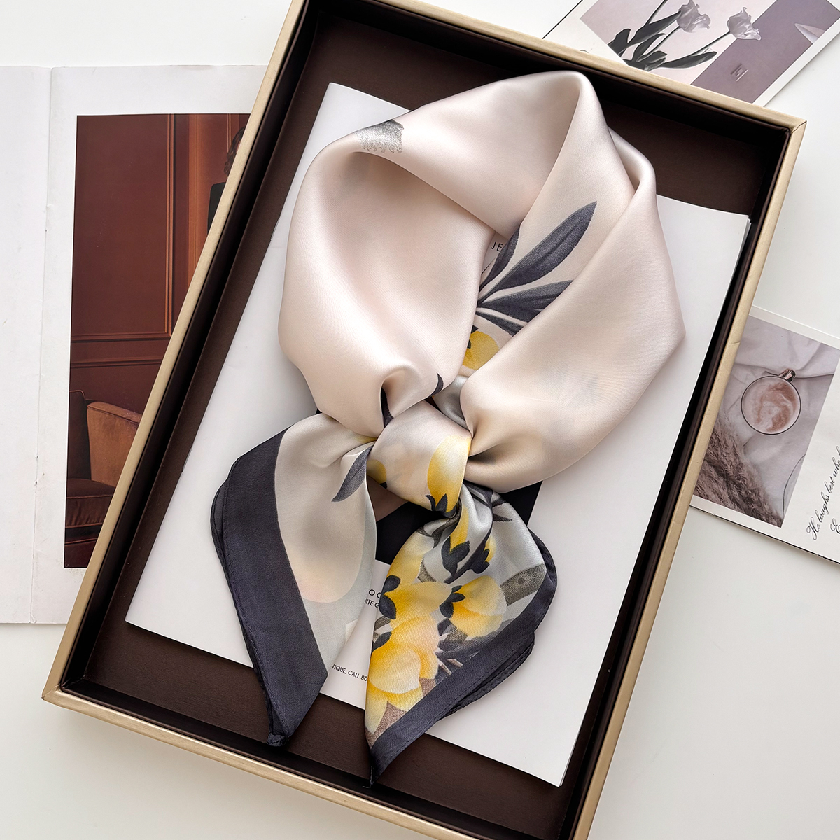 Luxury 70cm Square Scarf For W - Luxury Bags For Summer recension och pris