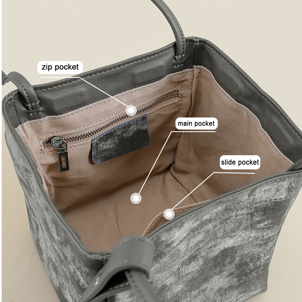 Fashion Silk Women Bucket Bag  - Luxury Bags Outlet recension och pris