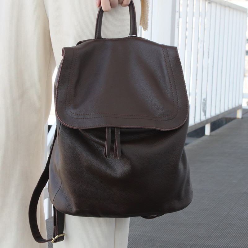 Designer Backpack Bag Women Ge - Genuine Leather Backpack recension och pris